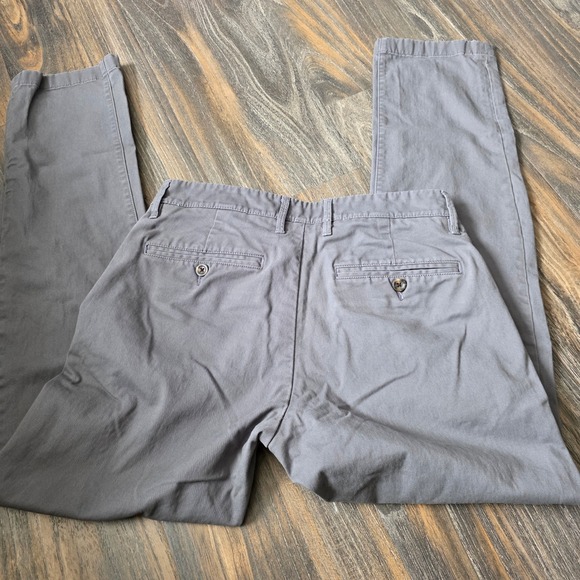 Goodfellow &‎ Co Hennepin Chino Slim Fit Pants Mens 30W x 32L Thundering Gray - Picture 5 of 7